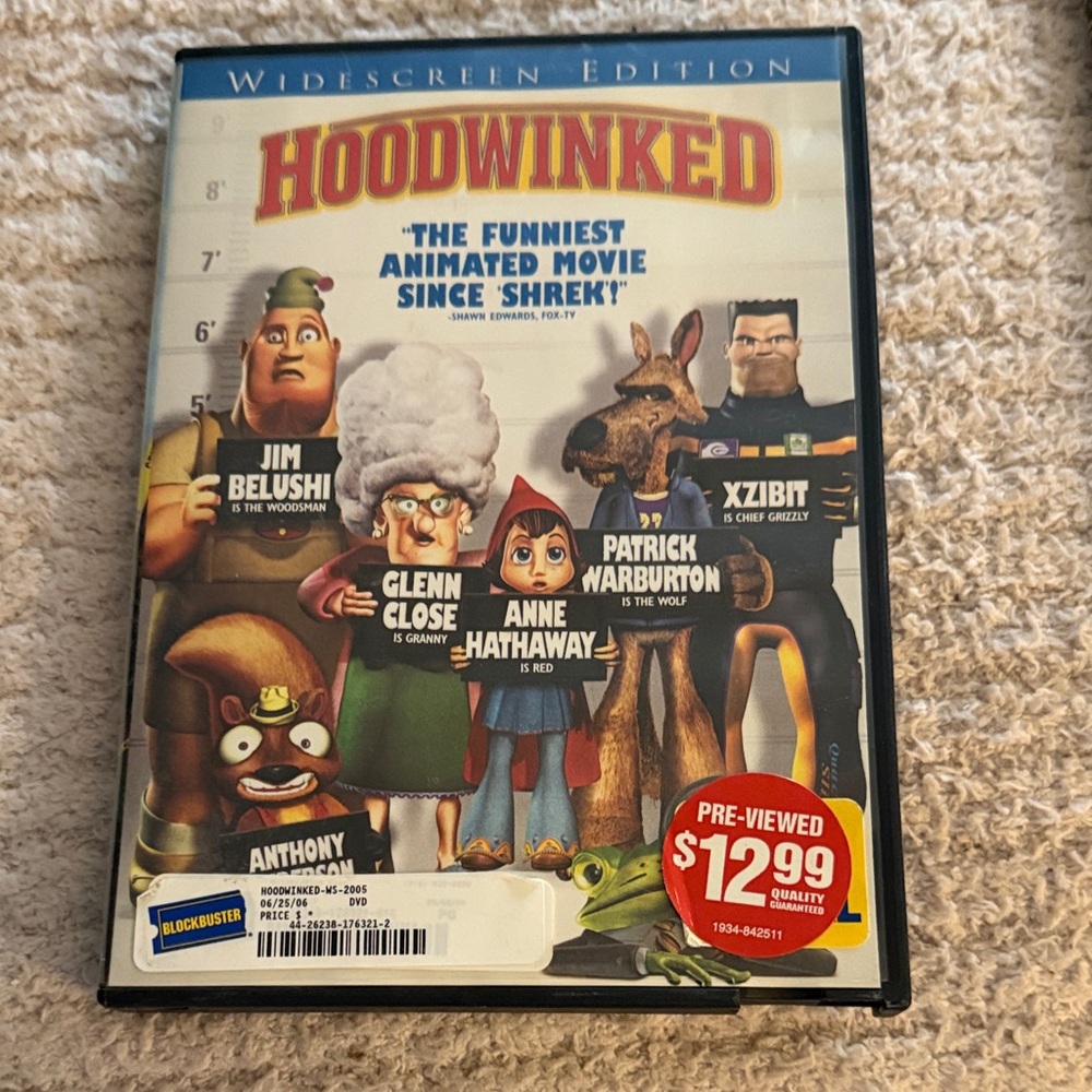 Hoodwinked DVD Widescreen Edition